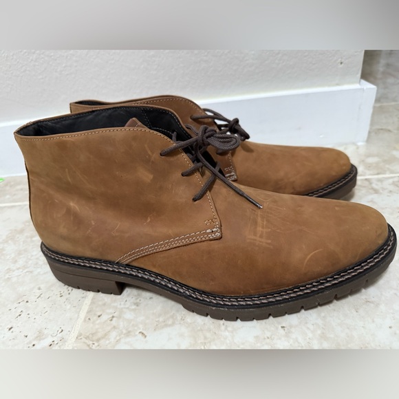 Johnston & Murphy Men\'s Kipton Chukka Boots In Brown Color (Size 12). main image 4